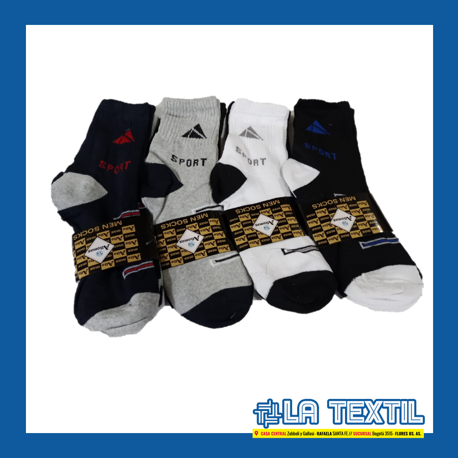MEDIAS TENIS HOMBRE x DOCENA (30)